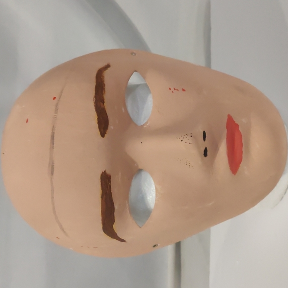 Hand painted OOAK human like horror creepy mask - Picture 1 of 2